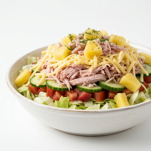 Ost Kalkonskinka Sallad