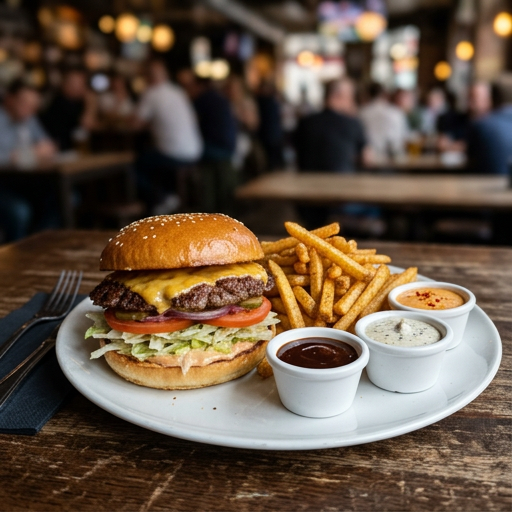 Smashburgare 140 G Med Pommes